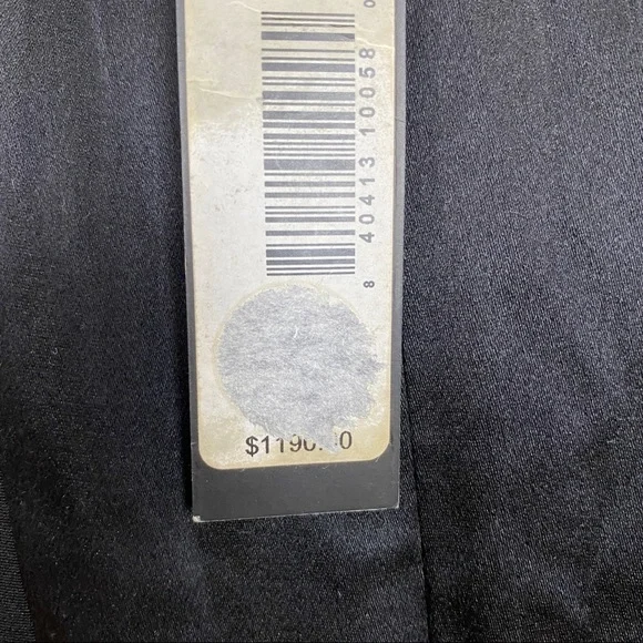 Catherine Maladrino cut-out gown with white leather waist band NWT - Picture 10 of 14